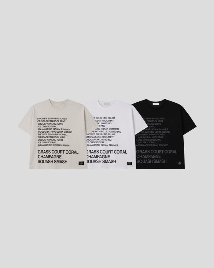 (UNISEX) Ss Slogan Over T-shirt