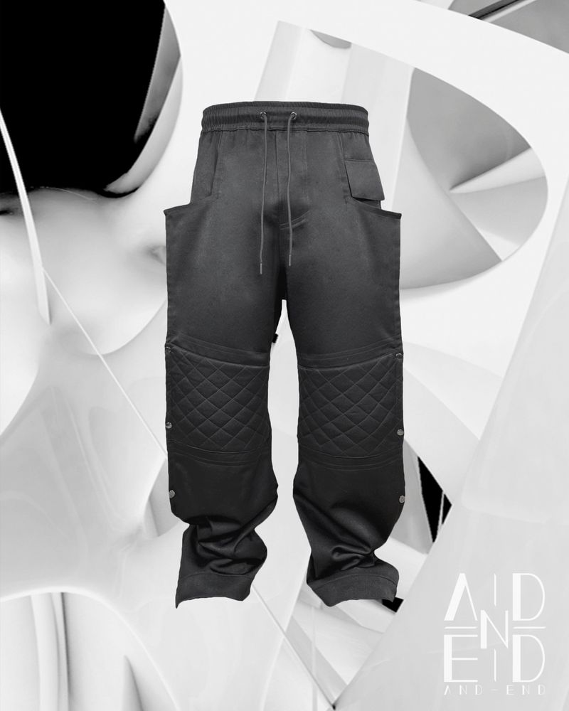ANDEND（エンデンド）の「BIKER SNAP TRACK PANTS_BLACK（Pants）」