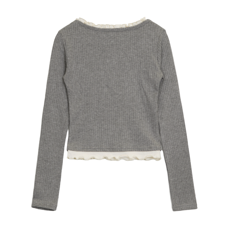BALLET LACE KNIT TOP (3 COLORS)