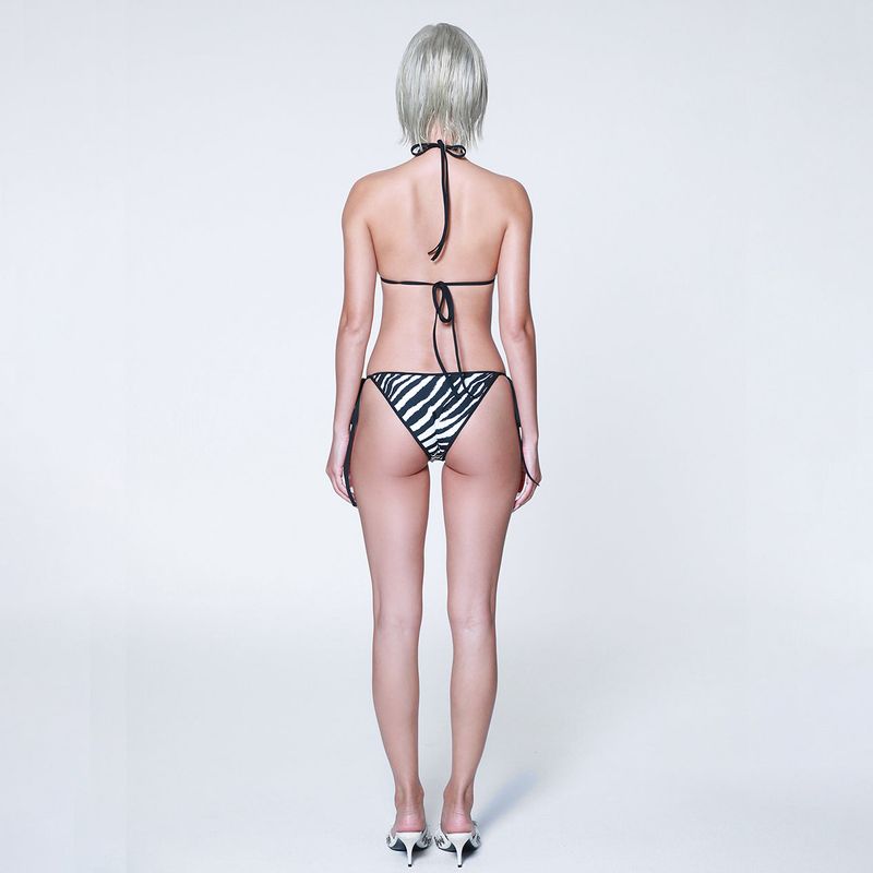 Zoe triangle bikini - wild stripes [classic]