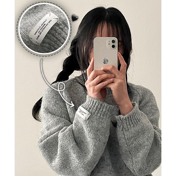 Fromm Sleeve Tab Alpaca Knitwear
