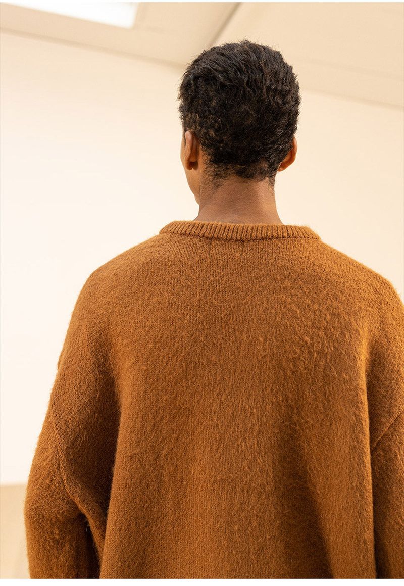WOOL SOFT MOHAIR OVERSIZED KNIT