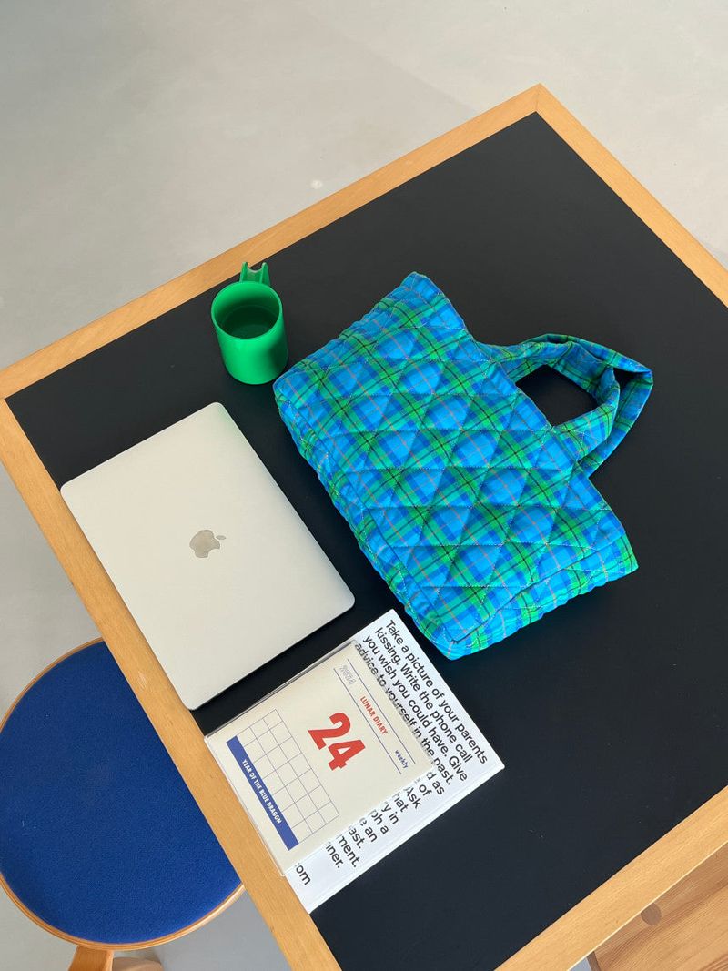 dehai(デハイ)の「Tartan Check Padding Bag(Bags)」