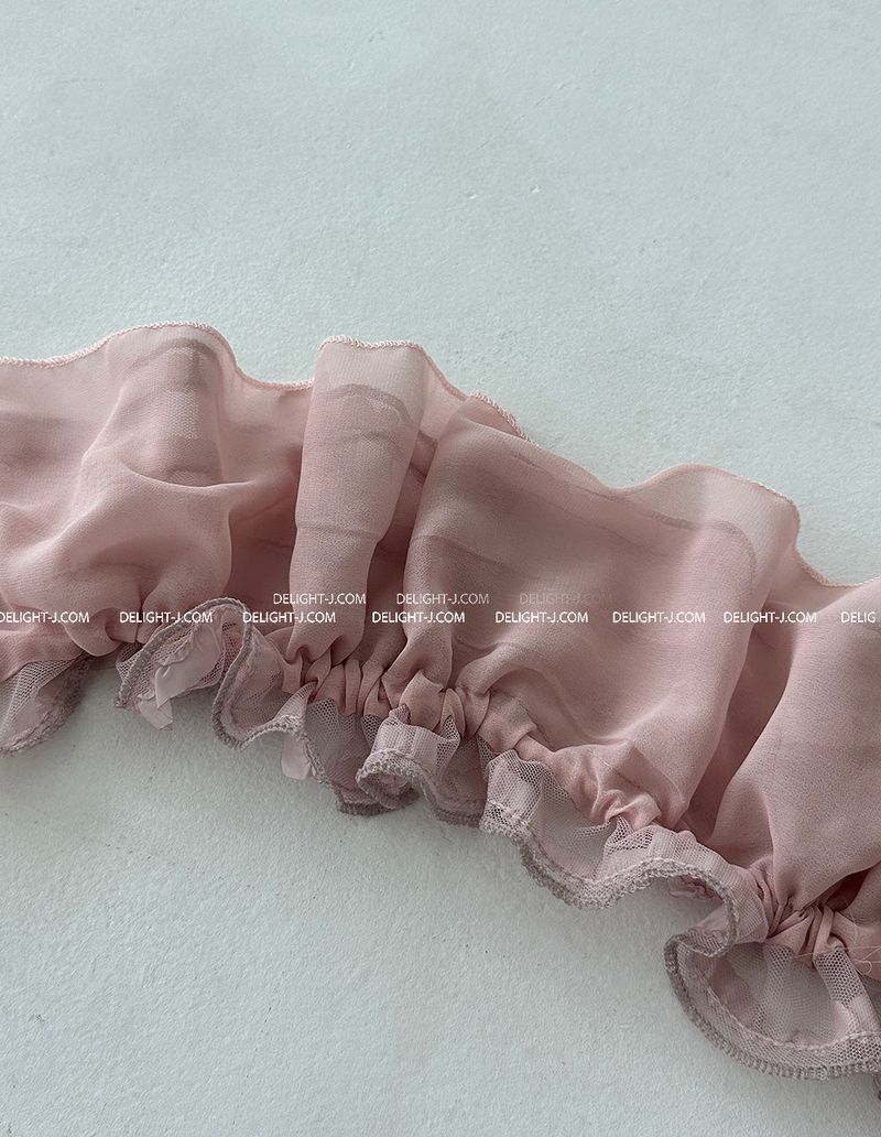 4 color layered cancan wrap strap belt
