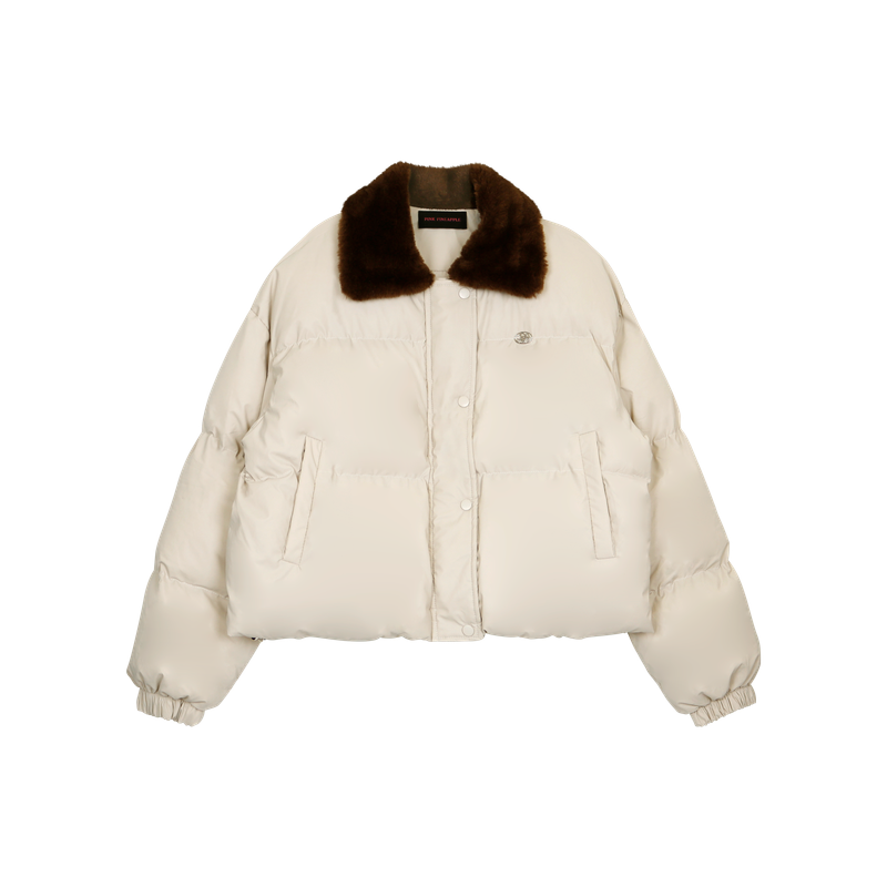 PLUSH FUR COLLAR JUMPER