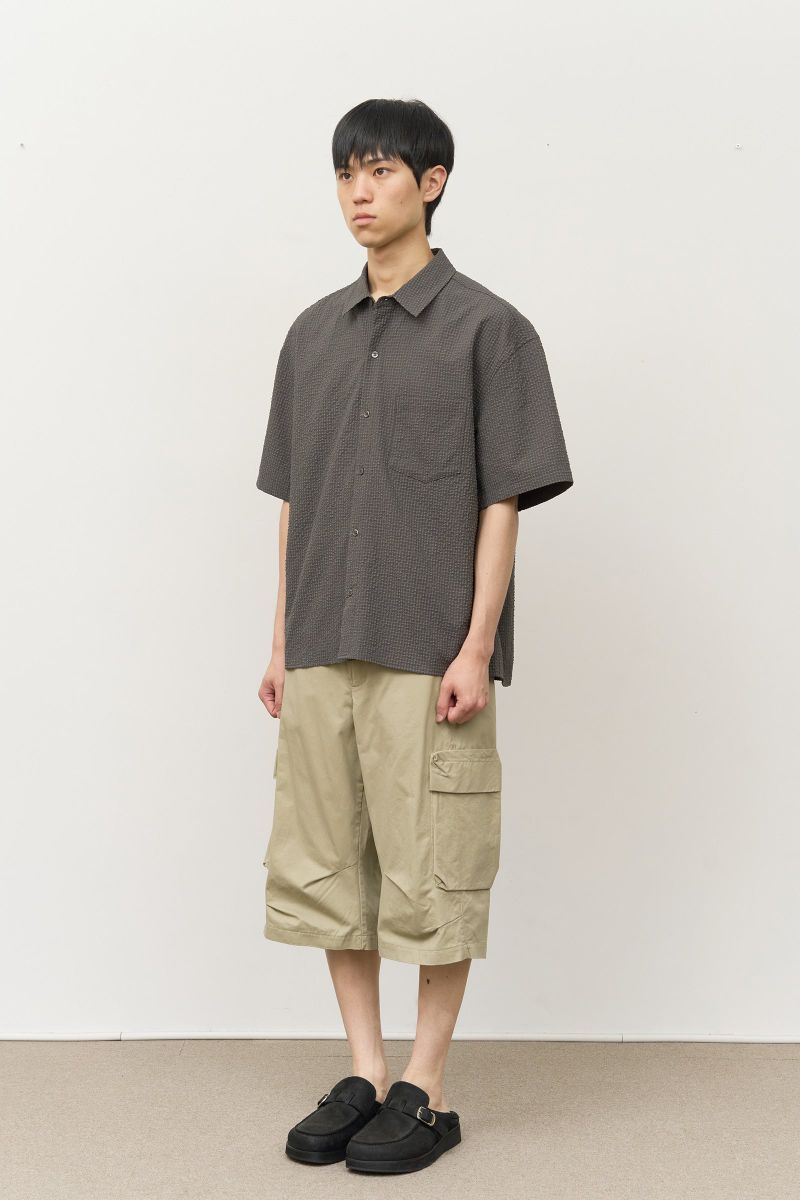 Mars Seersucker Half Shirt