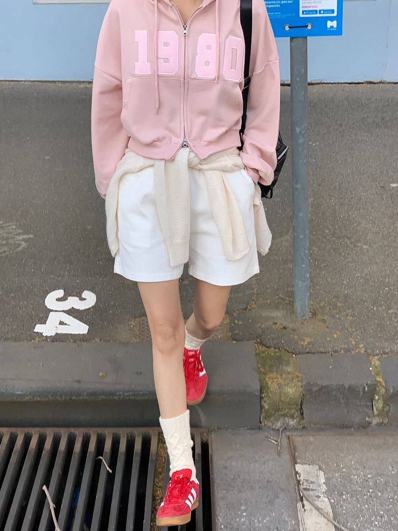 [Additional Fluff option] 1980 two-way hooded zip-up