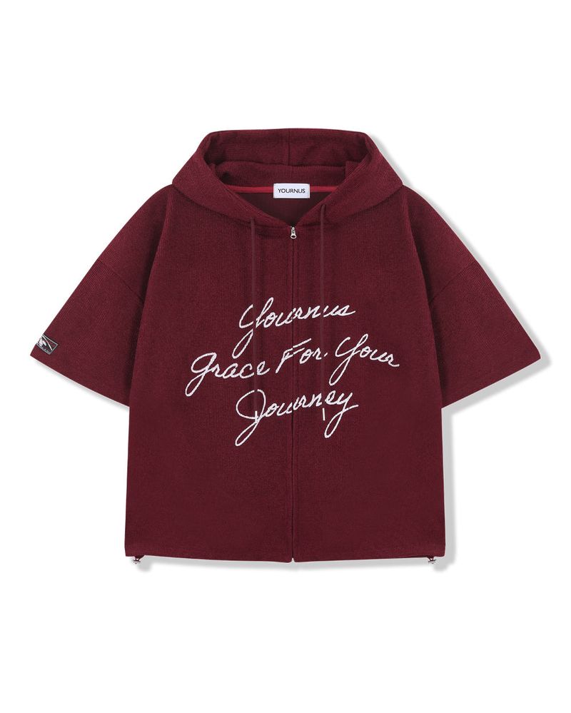 26SS★ Airy Half Hood Zip Up