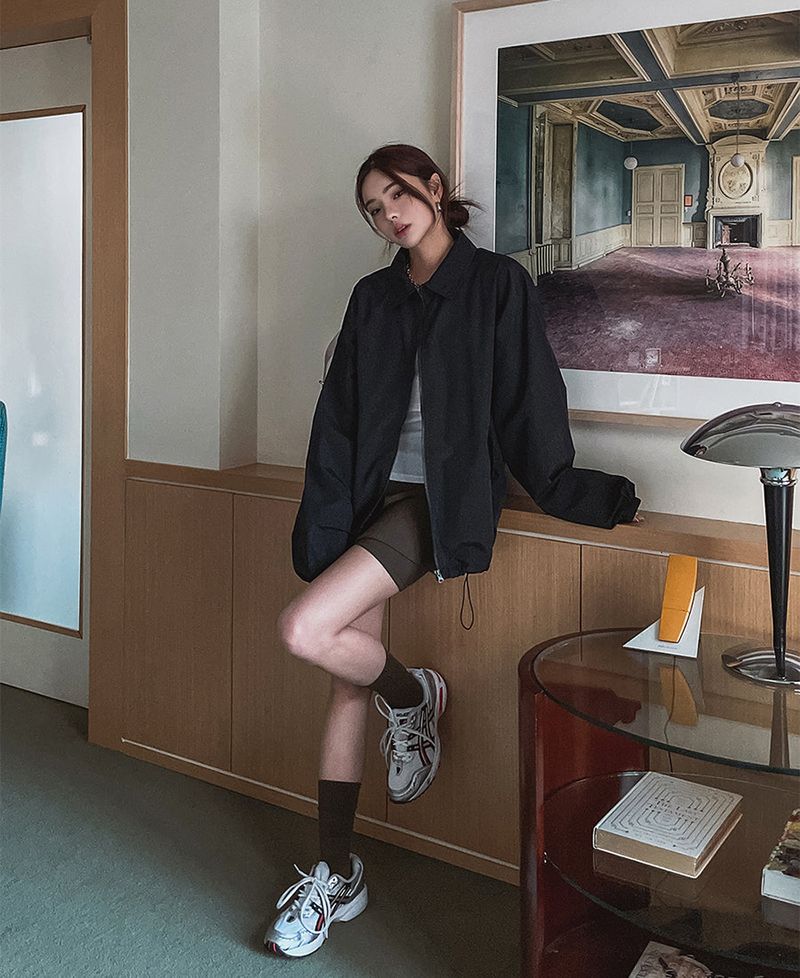 (UNISEX)ショールウィンドジャケット
