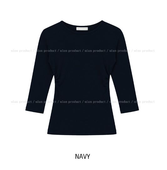 Heez Basic Round Three Quarter Long Sleeve