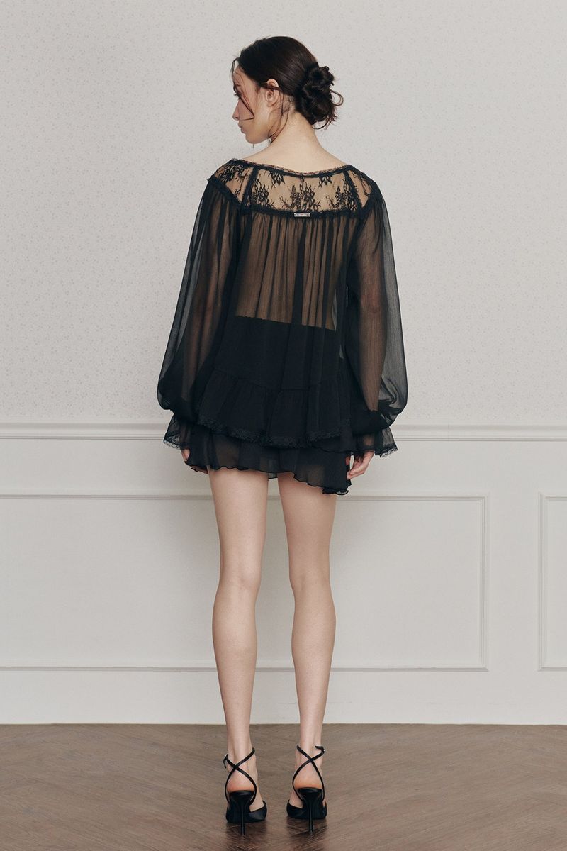 MOONRISE BLOUSE black