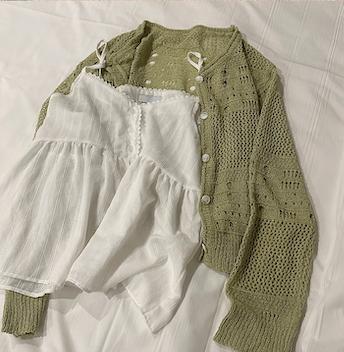 Windy Hill Punching Summer Cardigan