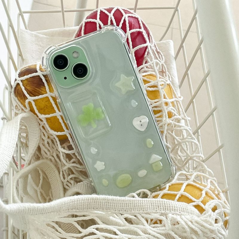 Ellebelle market（エルベルマーケット）の「[made]グリーニングver レジンケース（スマホグッズ/小物）」