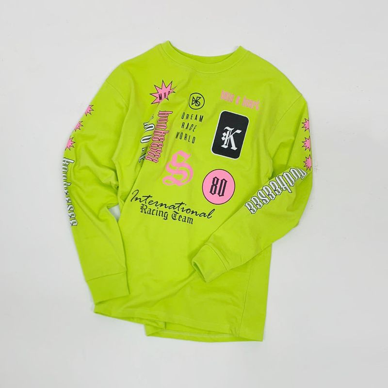 KOOKEESEE Racing tee (Neon Green)