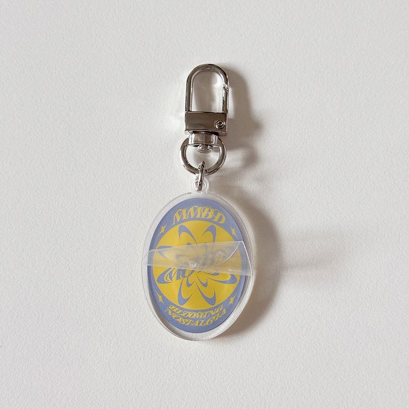 MOBN Acrylic Keyring (PowderBlue/Goldenrod)