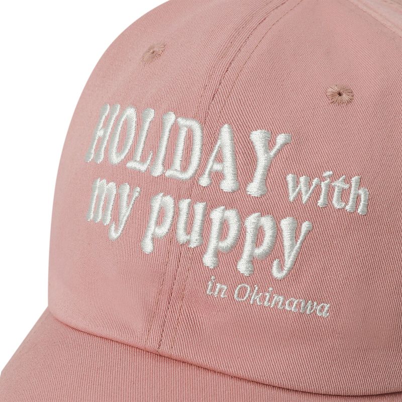 My Puppy Ball Cap_Dust Pink