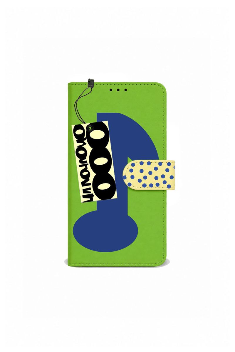 ONOUROVVN（オンアワーオン）の「[walletcase] グリーンミュージックノート（スマホグッズ/小物）」