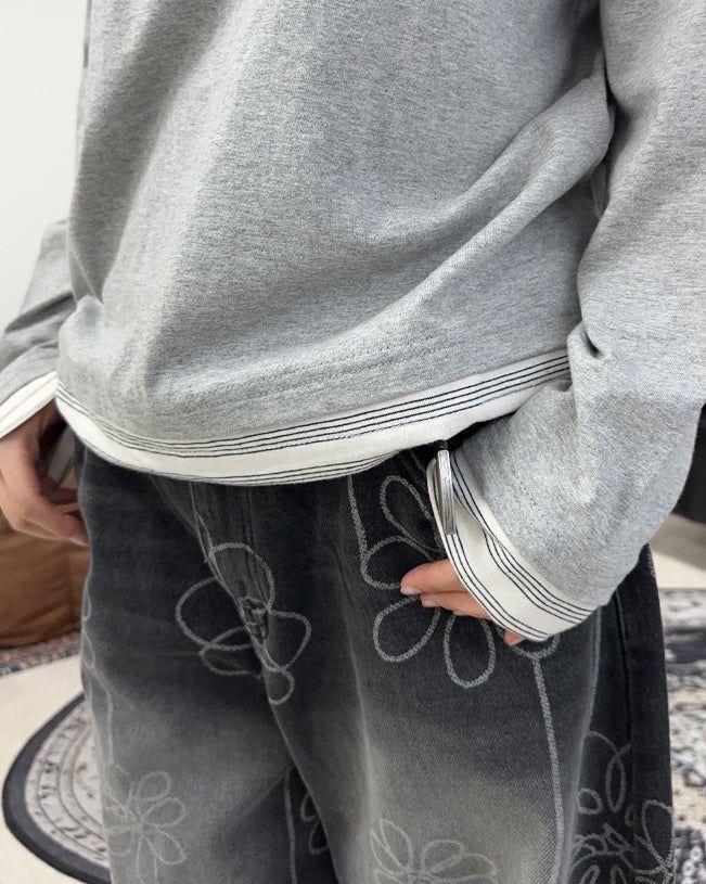 Aaron layered hoodie