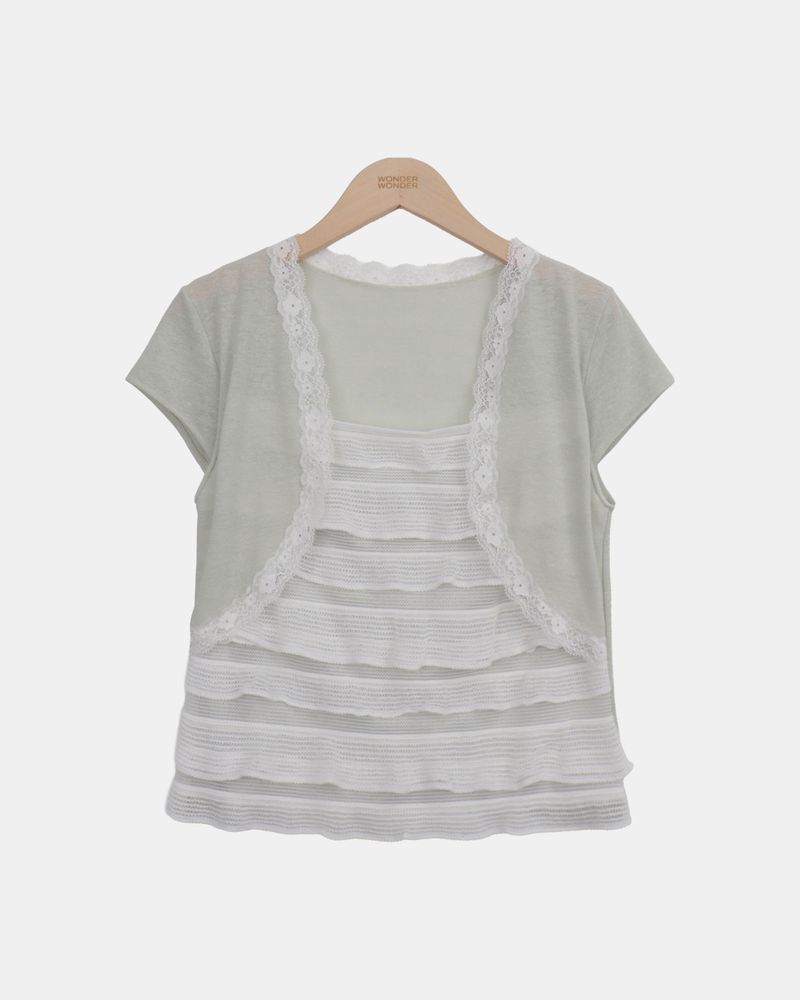 Multe Bolero Short Sleeve T-Shirt