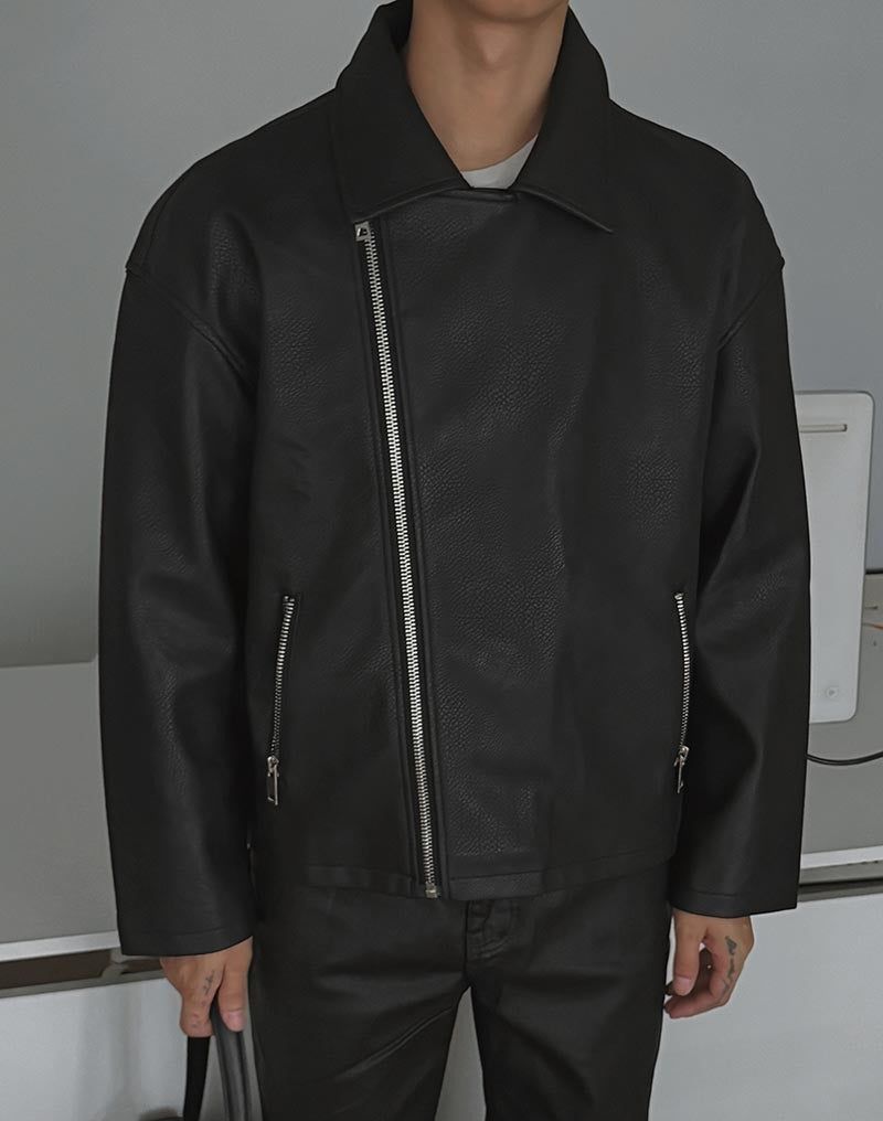 Deble Loosefit Basic Collar Rider Jacket (420)