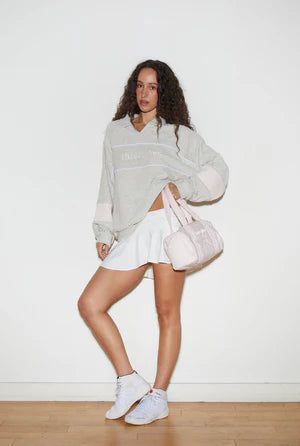 Terry block sweatshirt