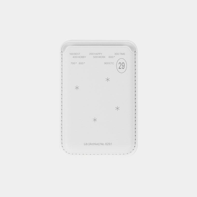Lib(リブ)の「MagSafe Card Wallet - white(Interior)」
