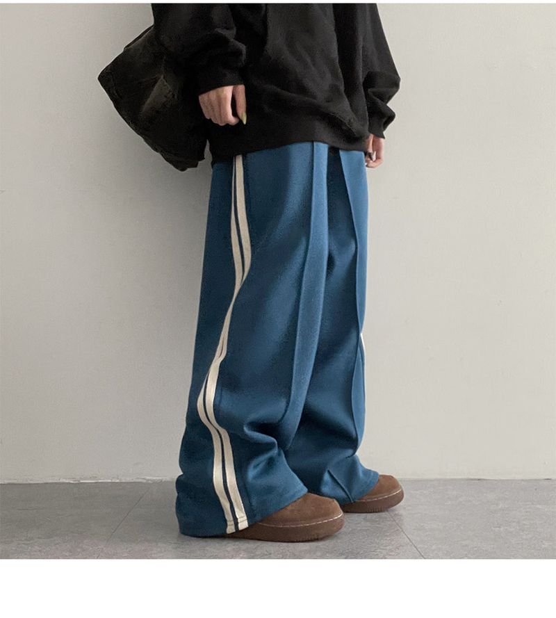 Hachu Dottoms Track Wide Banded Pants