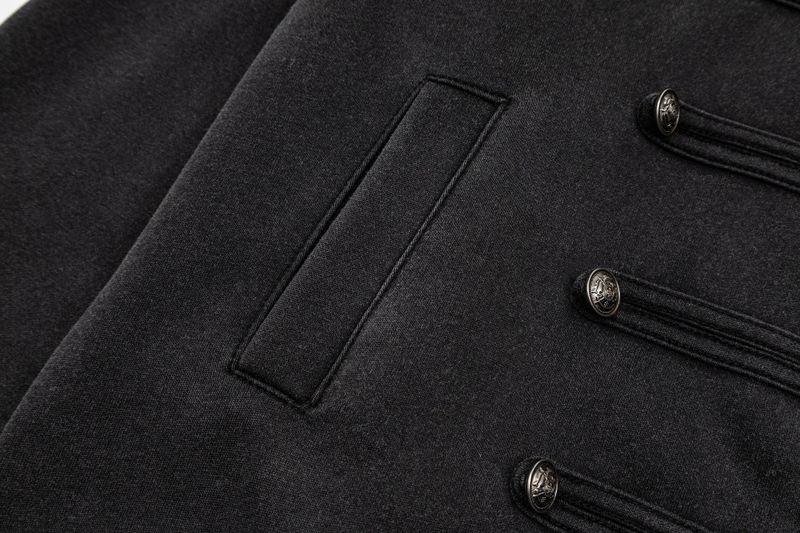Margo Military Button Hoodie Zip-up