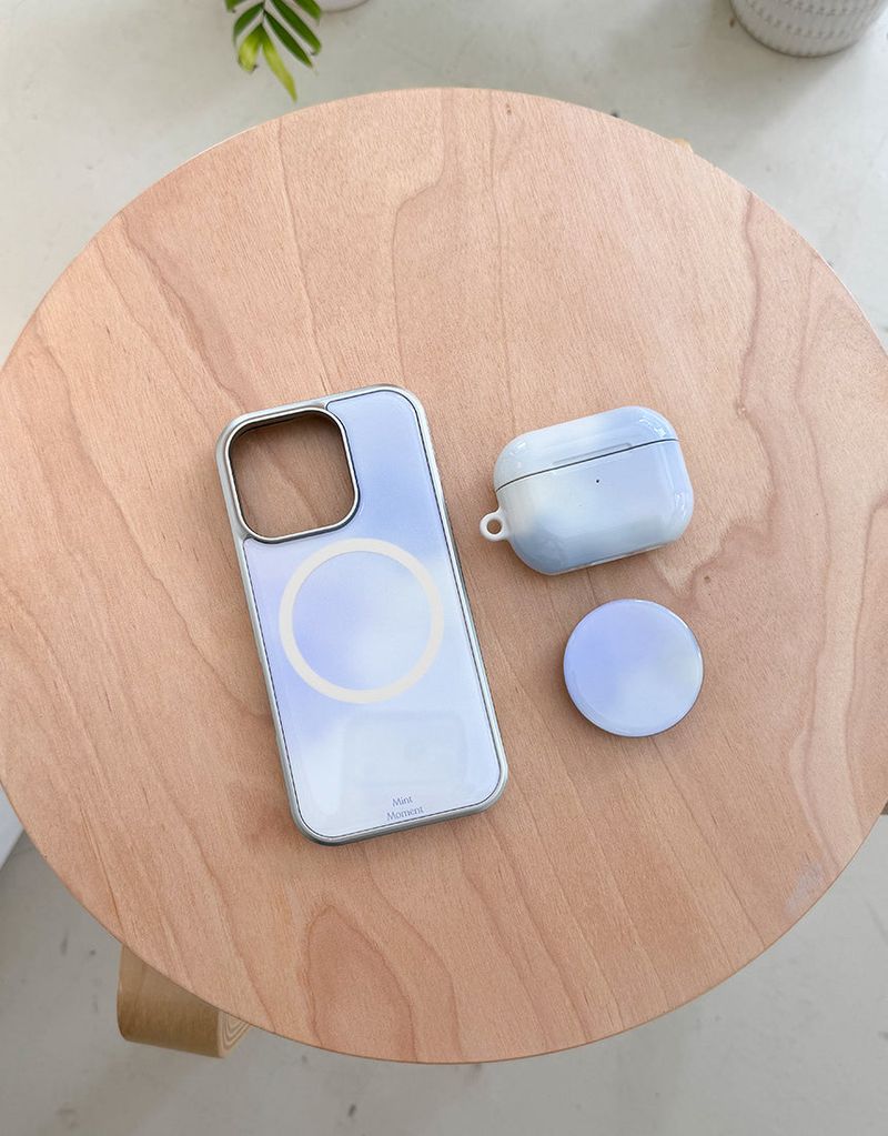[MADE] IRIS シルバーエポキシ MagSafe iPhoneケース
