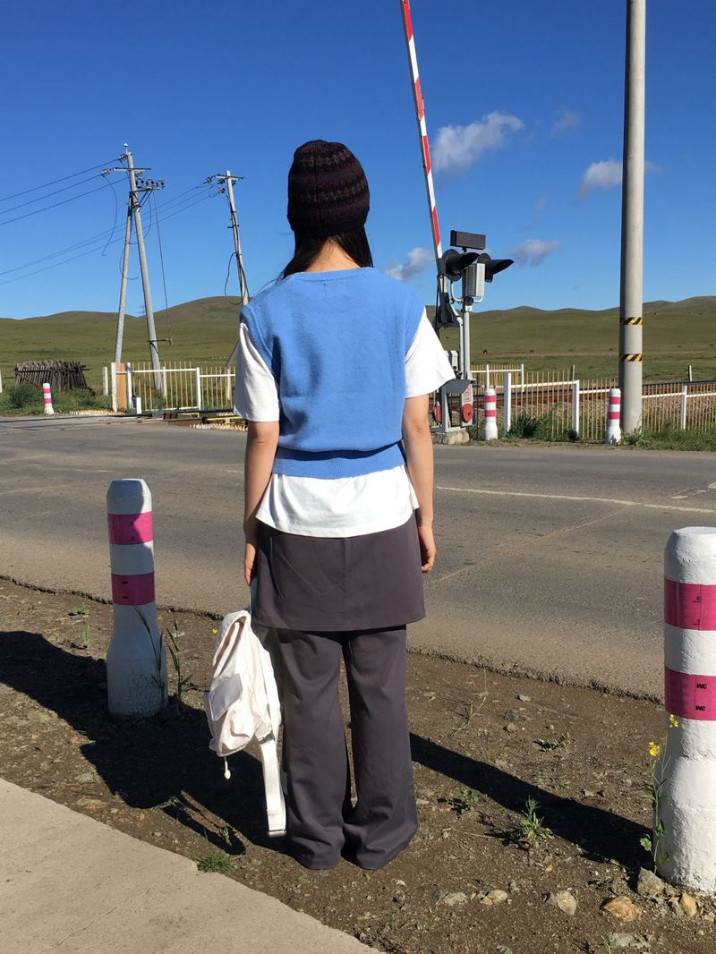 Brick Pleated Skirt Pants (2color)