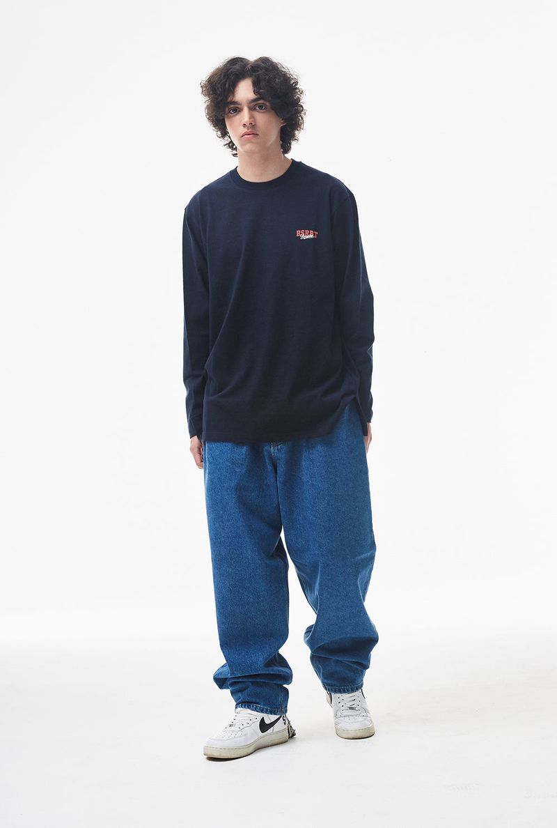 MBSRCOPT100 MID90 BAGGY DENIM PANTS DEEPBLUE