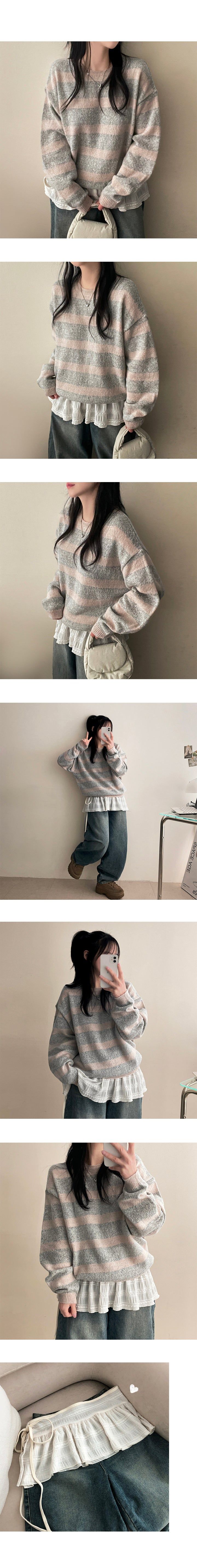 Needen Layered Frill Wrap Skirt