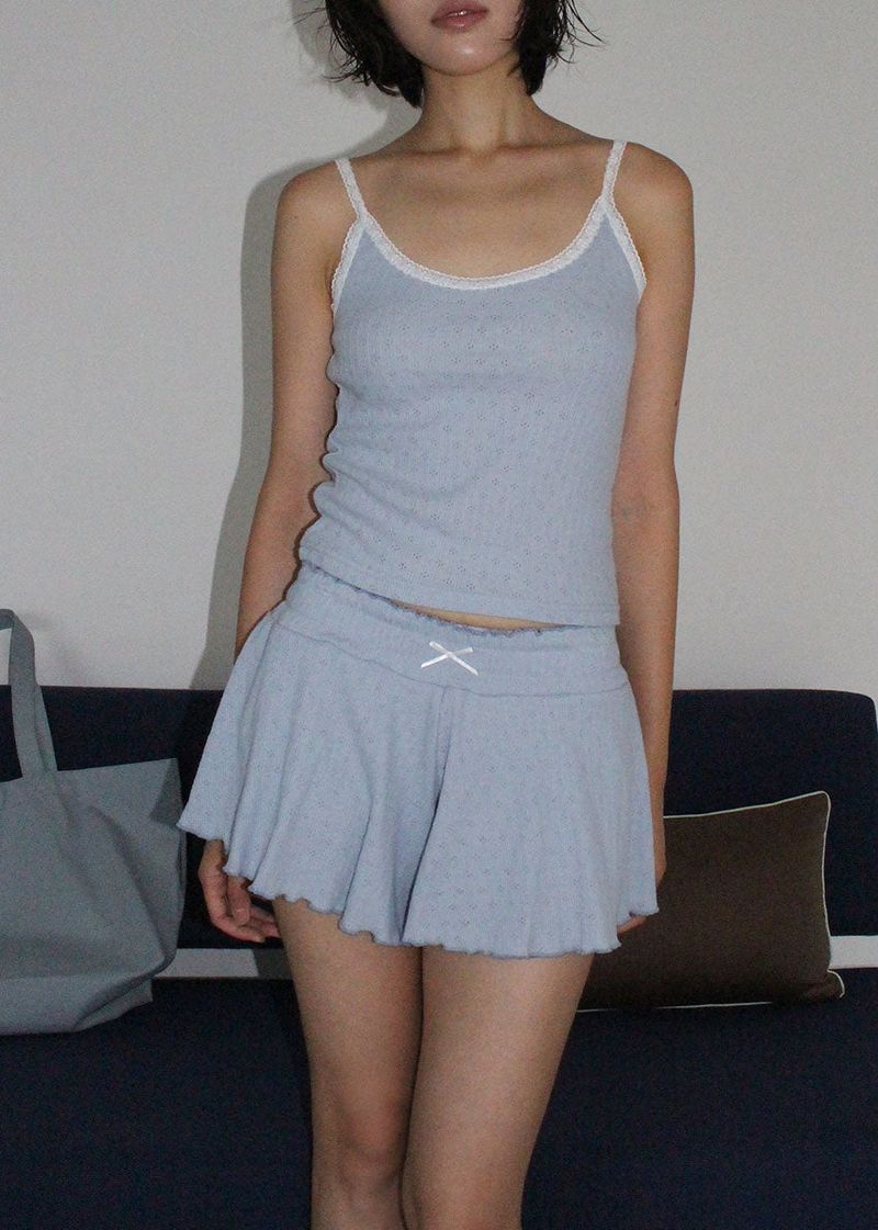 POINTEL LACE SLEEVELESS