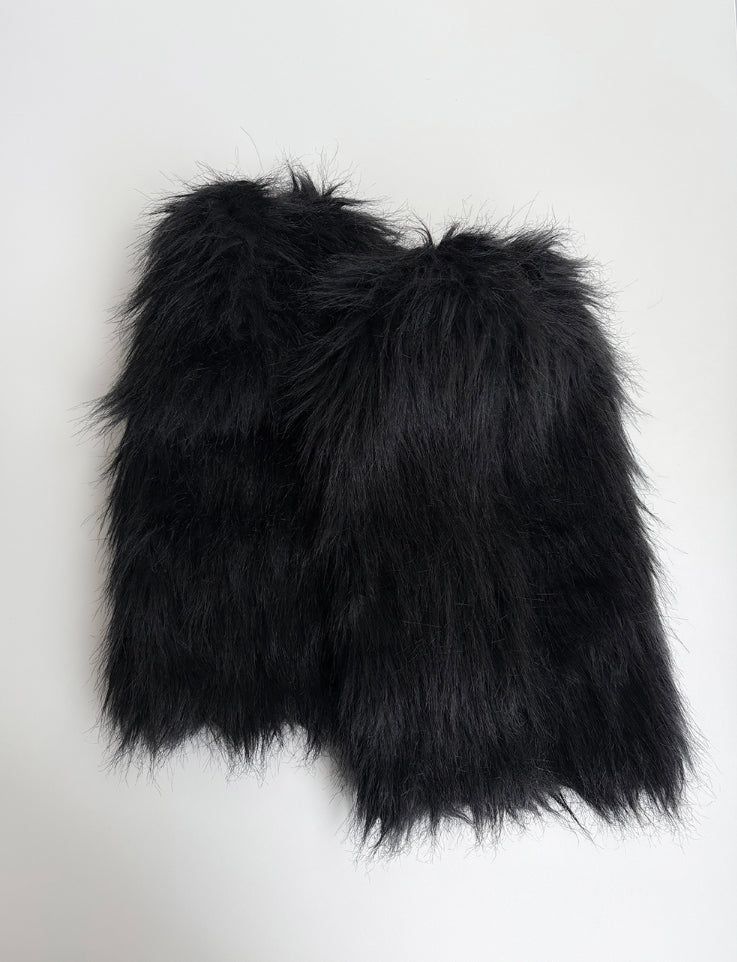 Wolf Fur Leg Warmers