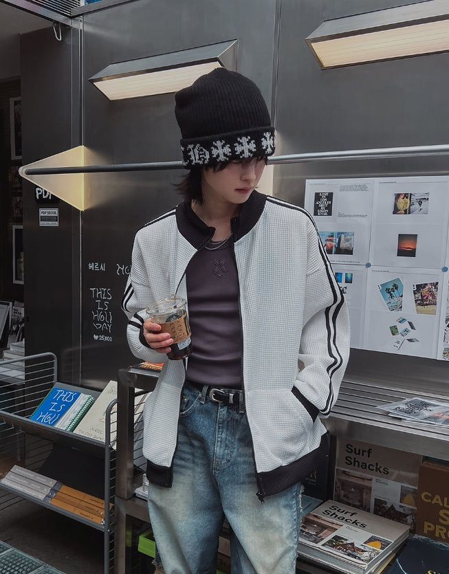 Laus Waffle Track Top Jersey