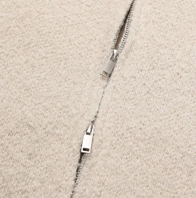 Helid Boucle Knit Zip-Up