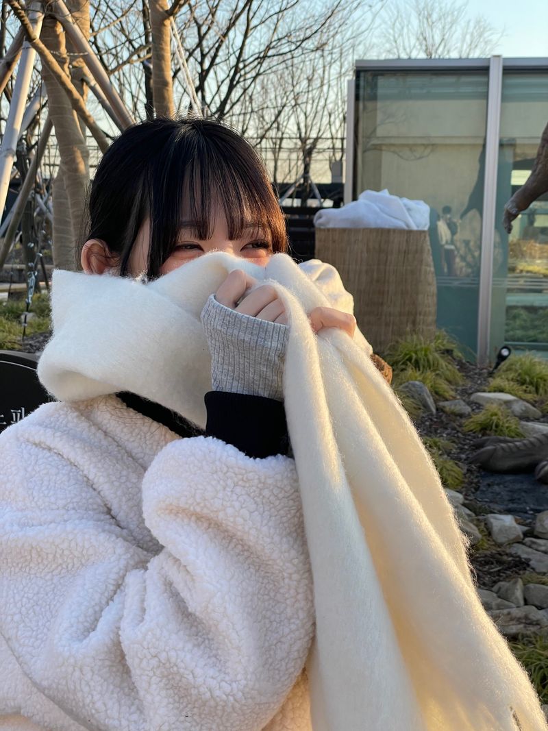 Warm tassel muffler 