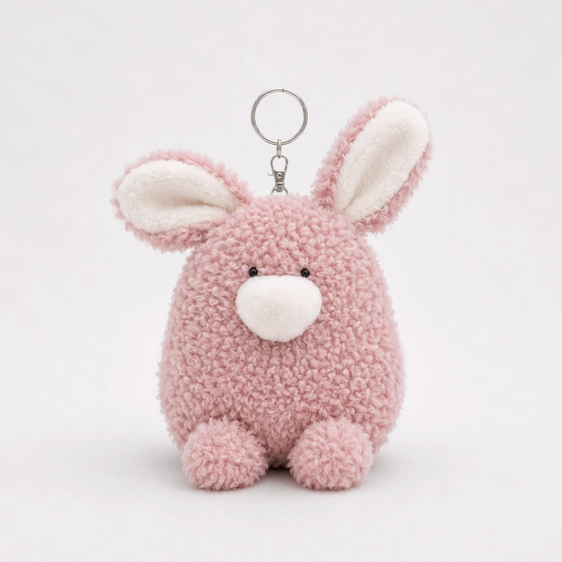 cumo(クモ)の「【MADE】ピッグラビット (baby pink) (keyring)(トイ/キーホルダー)」