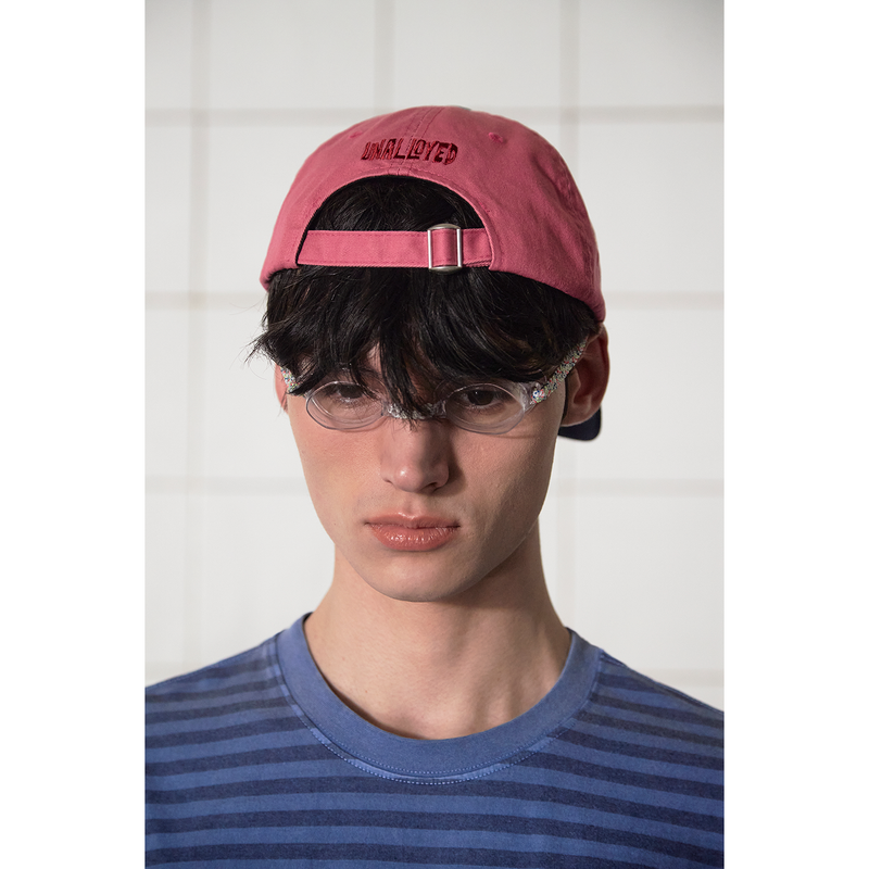 U LOGO TWO-TONE CAP / PINK