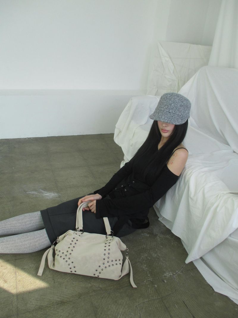 muse stud shoulder bag