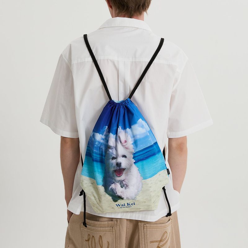 Maltese vacation string bag