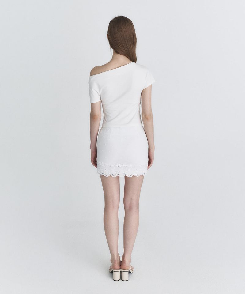 Drape t-shirt (Ivory)