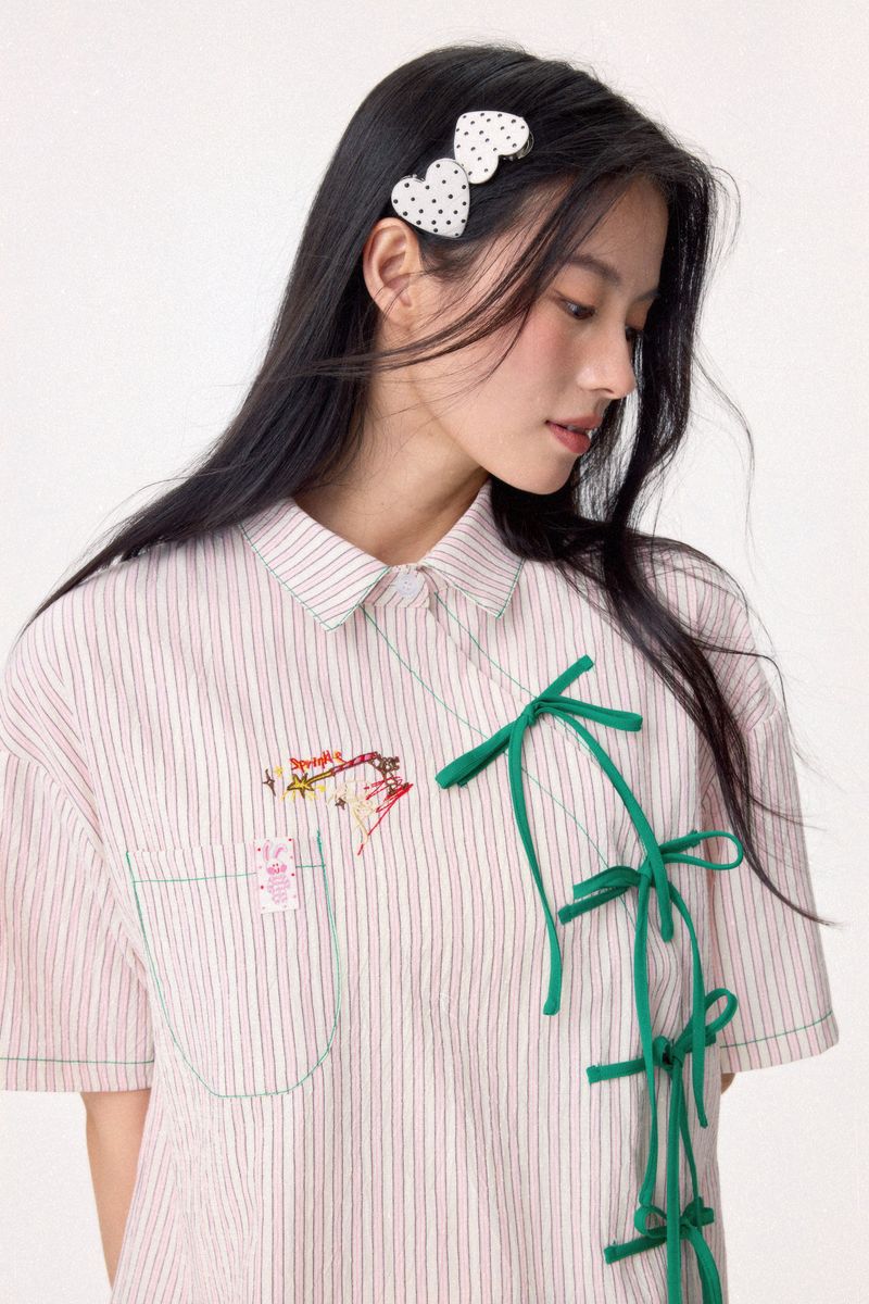 Dear Days Petal Boxy Shirt (Pink)