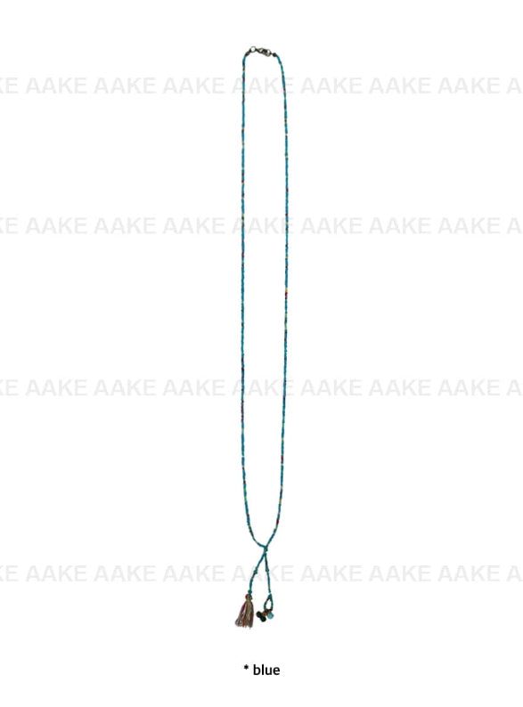 VINTAGE TASSEL BEAD NECKLACE