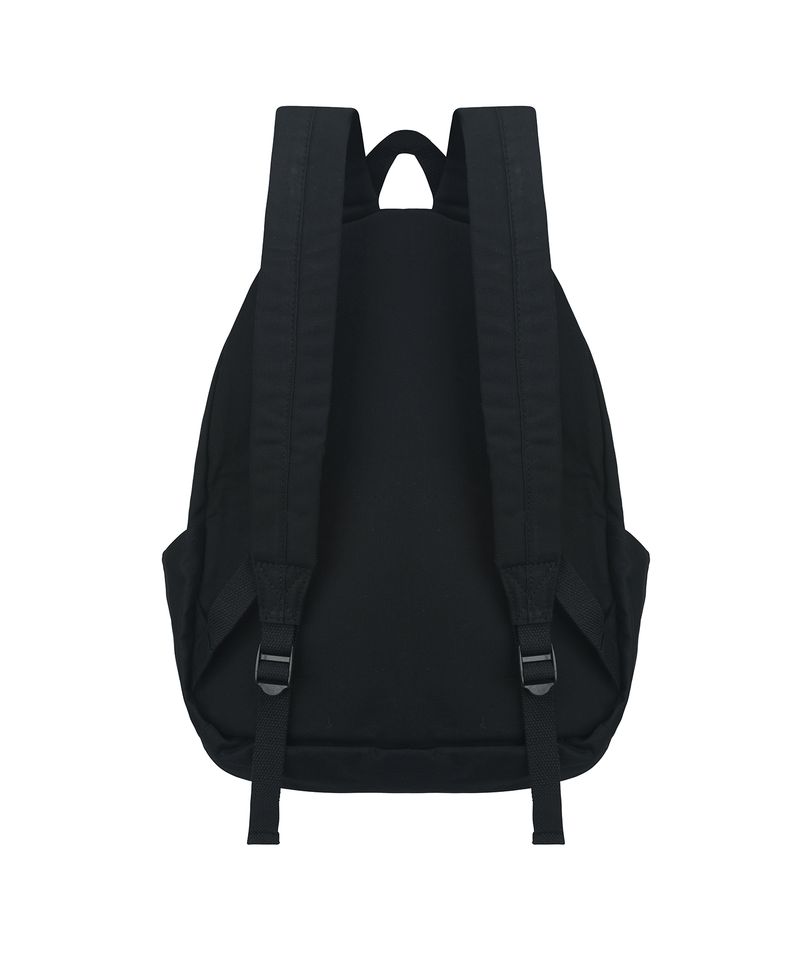 Stud Pocket Graphic Cotton Backpack - BLACK