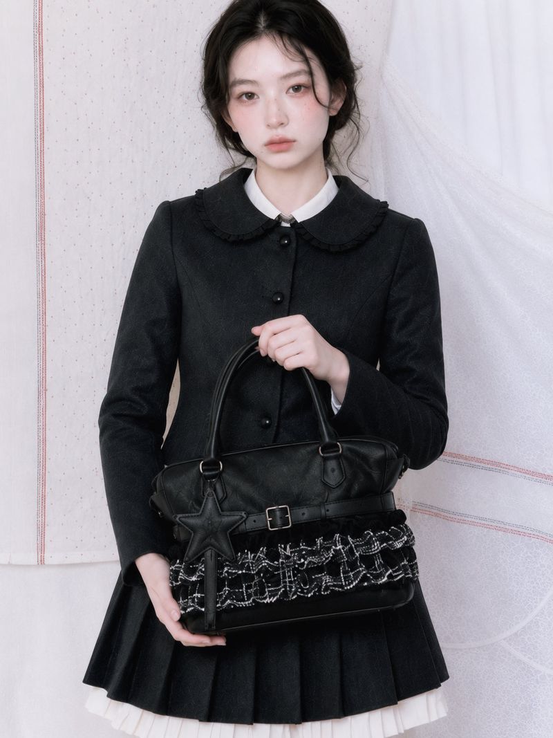 STAR FRILL BAG (3COLOR)