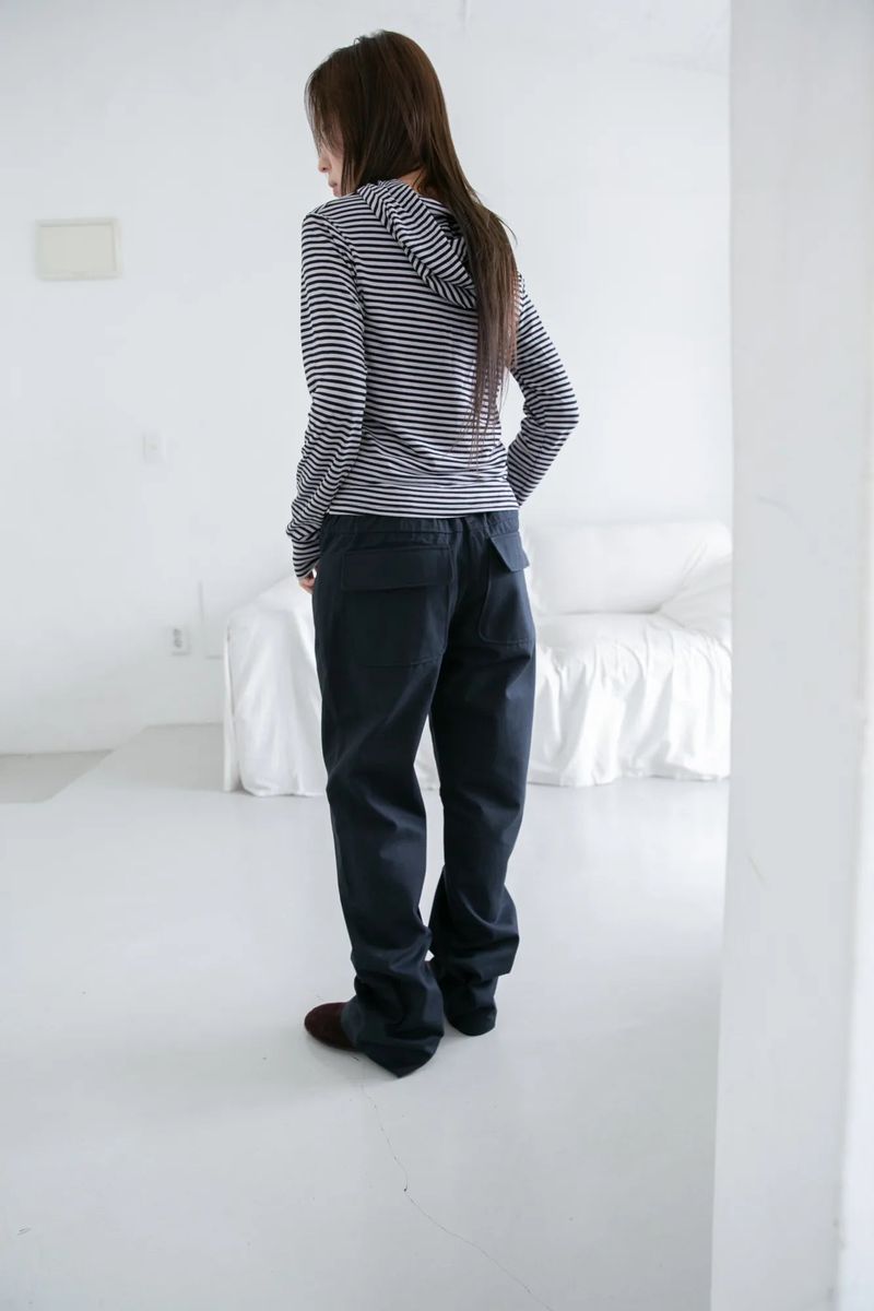 regular bisou cotton pants(2colors)