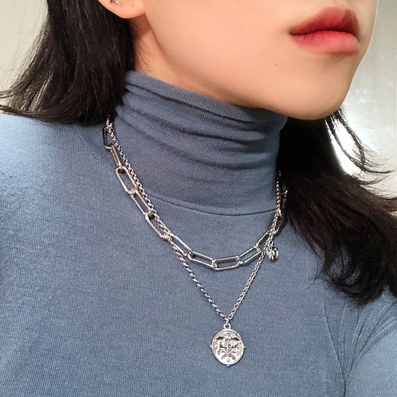 Blingmoon(ブリングムーン)の「Big Chain Choker Layered Necklace(Accessories)」
