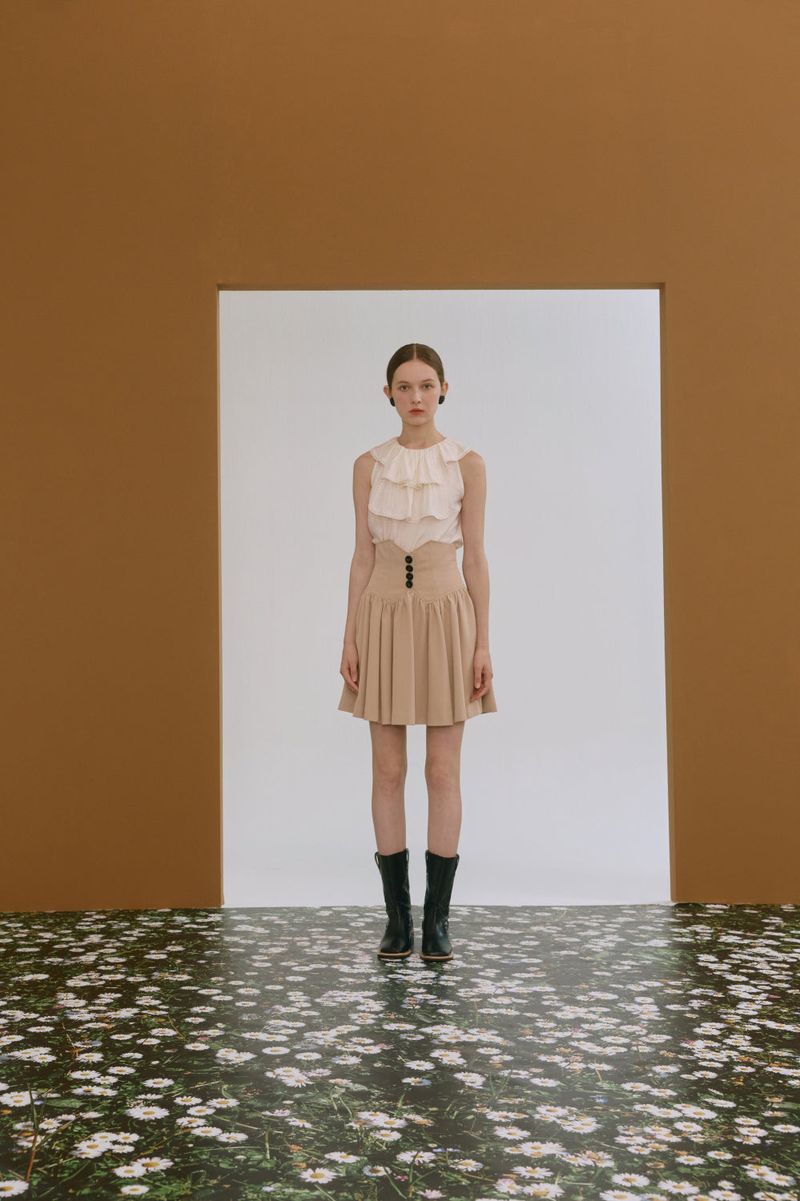 ROMANCHIC(ロマンシック)の「Bib blouse(Tops)」