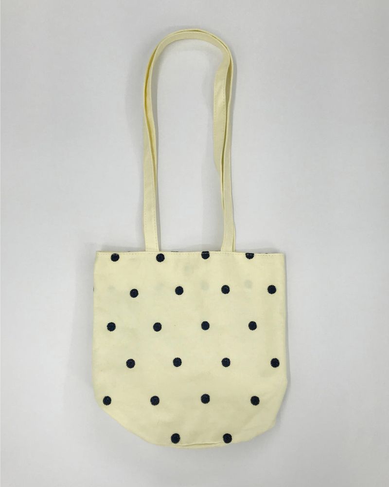Flocon embroidered shoulder bag (2color)